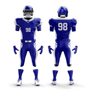 Pantalones Cortos de Fútbol Americano Exclusivos, Diseño Personalizado, Impresos, Ligeros, Absorbentes de Humedad, Antibacterianos, Protección UV, para Equipo - Product Image 1