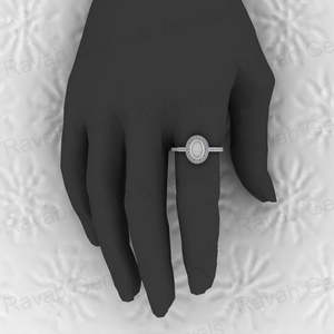 Genuine 925 Solid Sterling Silver High Quality 6x4mm Semi Mount <b>Blank</b> Bezel Setting Halo <b>Ring</b> Breastmilk Keepsake Resin Jewelry - Product Image 6