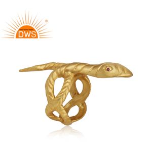 Anillos de Circonita Roja, Fabricante de Joyería, Chapado en Oro, Plata Natural 925, Anillos de Piedras Preciosas de Moda, 1 Pieza, Engaste de Bisel GIA - Product Image 1