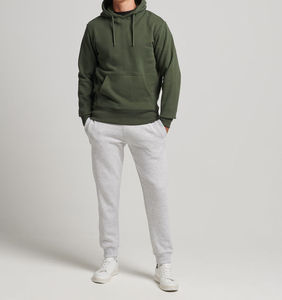 Sweat-shirts pour hommes en coton 100% sur mesure 2025, design personnalisé, couleur unie, épaules tombantes, sweat-shirts chauds d'hiver avec prix de gros - Product Image 3