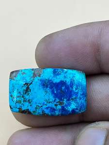 100% naturel fait à la main de haute qualité chrysocolle pierres précieuses en vrac Cabochon rectangulaire pour la fabrication de bijoux incroyables pierres - Product Image 4