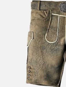 Short bavarois Ledhosen Oktoberfest Lederhosen pour hommes Design personnalisé Dernier pantalon bavarois allemand - Product Image 3