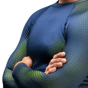 Venta al por mayor de diseño personalizado Jiu Jitsu brasileño Rash Guard paquistaní proveedores hombres BJJ Rash Guard - Product Image 5