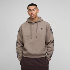 Sweat à capuche texturé à manches longues pour hommes Casual Sweats à capuche légers Pull à capuche avec cordon de serrage - Product Image 1