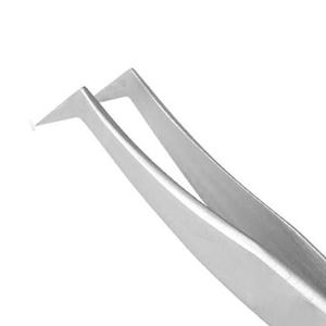 Productos de tendencia superior Pinzas para pestañas Material de acero inoxidable Hecho con logotipo personalizado Pinzas para extensión de pestañas - Product Image 2