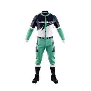 Ventes en gros, créez votre propre uniforme de baseball pour hommes, uniformes de baseball respirants et confortables, fabriqués au Pakistan - Product Image 2