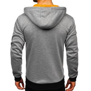 Novedad 2024, Sudaderas con Capucha y Cremallera para Hombre, Sólidas, Invernales, Transpirables, Ecológicas, con Logotipo Personalizado, Servicio OEM - Product Image 4