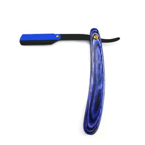 Single-Blade Reusable Surgical Stainless Steel <b>Straight</b> <b>Razor</b> for Barber Hospital Use Featuring Printed Handle Manual - Product Image 4