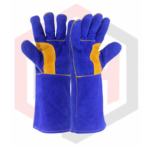 ถุงมือป้องกันงานหนัง EN12477 2025 ถุงมือเชื่อมทนความร้อน ป้องกันไฟฟ้าสถิต ทนต่อการฉีกขาด ระบายอากาศได้ดี เรียบลื่น - Product Image 3