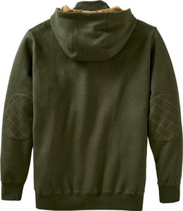 Sweat à capuche tricoté en coton 180GSM unisexe avec fermeture éclair incurvée personnalisée brodée Hip Hop pull surdimensionné décontracté pour hommes sweatshirts décontractés - Product Image 2