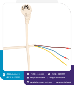 สายไฟฟ้า E 3-core สำหรับการต่อสายไฟตัวเมียอุปกรณ์อิเล็กทรอนิกส์สำหรับผู้บริโภค - Product Image 4