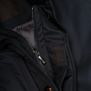 เสื้อโค้ทตัวยาวฤดูหนาวของผู้ชายเสื้อโค้ทขนสัตว์คุณภาพสูงขนแกะเสื้อกันลมกระดุมสองแถวสำหรับผู้ชาย - Product Image 5