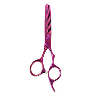 กรรไกรเล็มผมเกรดสูงขนาด5.5นิ้วกรรไกรซอยบางเคลือบสีแบบกำหนดเองพร้อมที่วางนิ้ว - Product Image 6