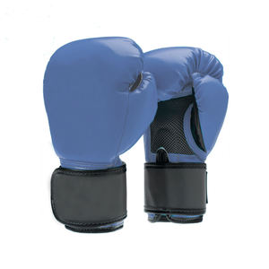 Guantes de boxeo duraderos de alto rendimiento, cuero PU, ajuste ergonómico personalizado OEM, acolchado transpirable, guantes de entrenamiento de artes marciales - Product Image 4