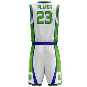 Fabricante de fábrica de uniformes de baloncesto tejido de poliéster transpirable de secado rápido suave duradero flexible para ropa de entrenamiento - Product Image 4