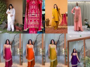 Ensemble Salwar Kameez brodé pour femmes pour les fêtes et les festivals - Product Image 4