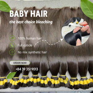 Cheveux humains bruts vietnamiens de qualité supérieure fabriqués à partir de 100% cheveux vierges non transformés soyeux, lisses, sans enchevêtrement et naturellement beaux. - Product Image 1