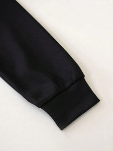 Venta al por mayor de alta calidad de expresión de impresión de dos tonos zip Up Sudadera con capucha de lana sin camiseta personalizada OEM - Product Image 4