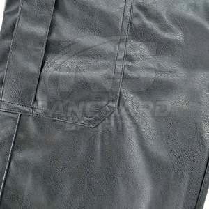 Pantalon en cuir pour homme personnalisé, coupe slim, décontracté, léger, délavé foncé, élégant, streetwear, écologique, séchage rapide, respirant - Product Image 6