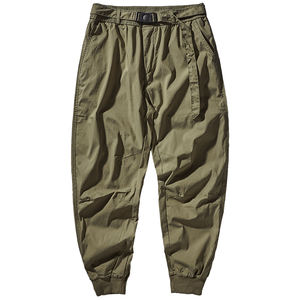 Pantalones deportivos de lona ligeros de alta elasticidad de secado rápido para hombre, pantalones casuales transpirables para exteriores de carga fina de primavera y verano - Product Image 1