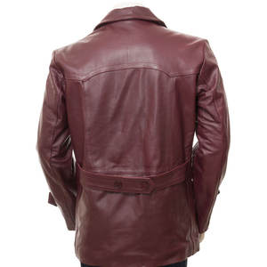 Veste en cuir pour homme de style urbain, design personnalisé avec matériau respirant, fabrication en usine, vente en gros, veste d'hiver - Product Image 2