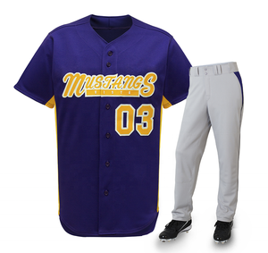 Conjunto de uniforme de béisbol de diseño OEM, Top clásico, nueva calidad, impresión por sublimación Digital, 100% Original, tela de poliéster - Product Image 4