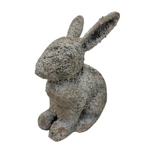 Sculptures de lapin en aluminium de conception standard Figurines abstraites finies rustiques pour la maison salon décor Sculpture de bureau - Product Image 2