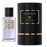 Convivium Paris French 50ml Crazy Man Parfum Unisexe de Luxe Extrait de Parfum Liquide Boisé Longue Durée
