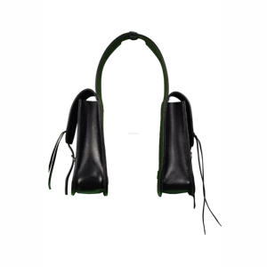 Bolsa de sillín de mano duradera de calidad superior de cuero genuino de alta calidad para bolsas de sillín de salto ecuestre - Product Image 4