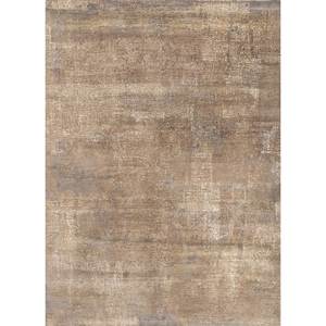 พรมขนสัตว์ถักมือ Uvenuti AKWL-13025 สีเบจ-น้ำตาล ลายแบบนามธรรม สำหรับห้องนั่งเล่น พรมขนฟูสำหรับตกแต่งทางเดิน - Product Image 1