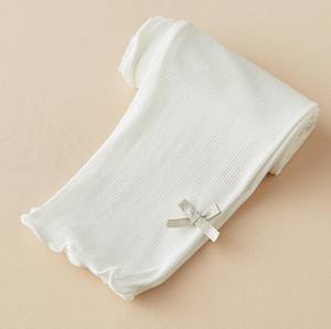 Leggings con lazo para niñas y niños al por mayor, pantalones elásticos, pantalones de lona para niños, ropa informal de Primavera de longitud completa, ecológica - Product Image 5