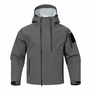 Vestes d'extérieur à capuche zippées en polaire imperméable Plus avec logo personnalisé pour l'hiver Vêtements de travail Veste coupe-vent pour femmes et hommes - Product Image 1