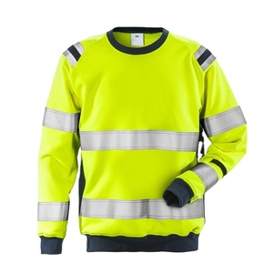 Sudadera de Alta Visibilidad para Hombre, Amarillo Fluorescente, Invierno, Logotipo Personalizado, Construcción, Reflectante, Ropa de Trabajo de Seguridad - Product Image 1