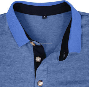 เสื้อเชิ้ตผู้ชายไซส์ใหญ่ ผ้าฝ้าย 100% สไตล์ลำลอง สำหรับปี 2026 ขายส่งใหม่ รับสั่งทำเสื้อกอล์ฟ - Product Image 6