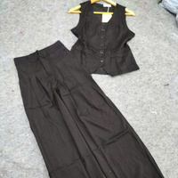 Ensemble Long Élégant pour Femme, Prix Usine, Naturel, Lavable, ODM, Personnalisé, Fabriqué au Vietnam, Ensemble Fille 2 Pièces Long