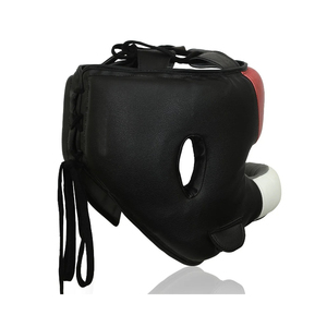 Protège-tête de boxe professionnel personnalisé avec logo, équipement en cuir respirant, meilleurs services OEM - Product Image 5