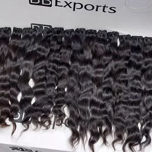 Extension de cheveux vierges indiens Raw Temple Paquets de trame de cheveux humains naturels non transformés - Product Image 4