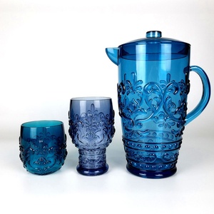 Embossed <b>Plastic</b> Acrylic Drinking Tumbler - Product Image 6