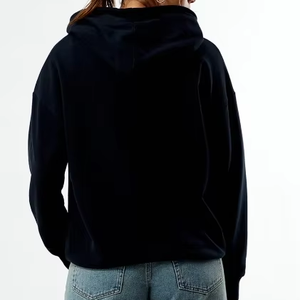 Sweat-shirt unisexe en coton épais tricoté sur mesure, coupe ample, pull oversize, grand logo, style vintage, imprimé sur le devant, imperméable, automne - Product Image 2