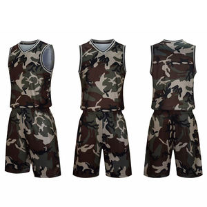 Ensemble de maillot et short de basketball unisexe 2026 respirant 100 % polyester, vêtements de sport d'été imprimés grandes tailles - Product Image 5