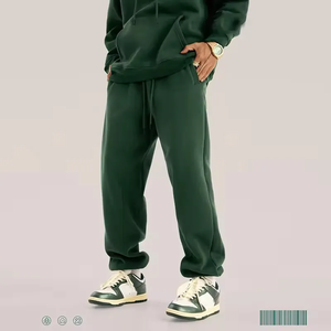 Pantalones de chándal de LICRA y algodón con bolsillos laterales de calidad superior y logotipo personalizado para hombre - Product Image 6