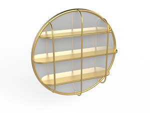 Son étagère à miroir au design polyvalent le rend idéal pour le salon, même comme pièce de déclaration dans la salle de bain ou l'entrée. - Product Image 6