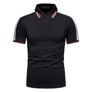 เสื้อแขนสั้นผ้าฝ้าย/เส้นใยไม้ไผ่ระบายอากาศได้ดีปักลายไซส์พิเศษสำหรับผู้ชาย - Product Image 6