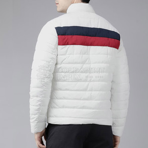 2025 hommes haute rue haute qualité doudoune couleurs personnalisées toile col montant nouvelle mode coupe-vent décontracté hiver - Product Image 2