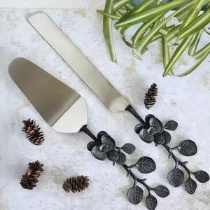 Ensemble de spatules à gâteau en métal de haute qualité avec poignée décorative, couteau à dessert et pelle à tarte pour les occasions de célébration - Product Image 6