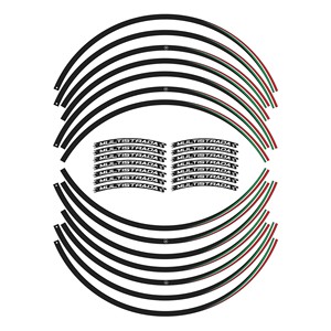 Kit de bandes adhésives pour roues de moto 17 \ "19 \" compatible avec les accessoires de roues de Ducati Multistrada V4 Premium ATV - Product Image 1