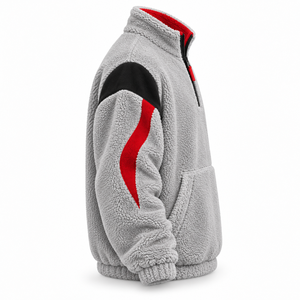 <b>Men</b> Heavyweight <b>Sherpa</b> <b>Jacket</b> Features Plush Material Oversized Fit And Excellent Warmth For Cooler Weather & Daily Casual Wear - Product Image 2