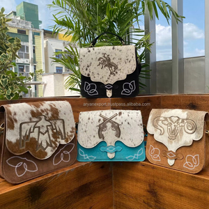 Sac à bandoulière en cuir suédé véritable gravé au laser en cuir de vachette véritable pour femmes sac à bandoulière élégant minimaliste à la mode - Product Image 4