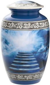 Most Bulk Sale OEM Custom Made 100% Aluminum Material New Designer Keepsake Cremation <b>Urns</b> at Good Price - Product Image 5