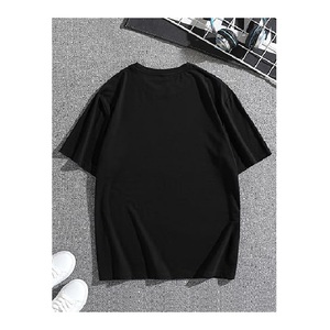 T-shirt à manches courtes pour homme, col rond, best-seller, haute qualité, 100% coton, imprimé, jersey simple, respirant, écologique, grandes tailles - Product Image 2